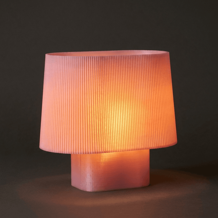 Loomus Tischlampe – Runde Designer - Leuchte E14 in Pink, Beige, Grün | Roomberry - Roomberry