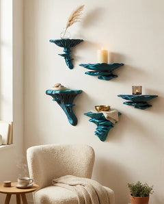 Amanitapilz in Blue-Black
